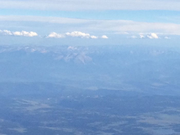 Mount Sneffles, a Colorado 14,000 foot peak, might be in the distance