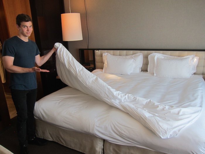 European Hotel Twin Beds, What Size Bed Is Two Twin Mattresses Put Together