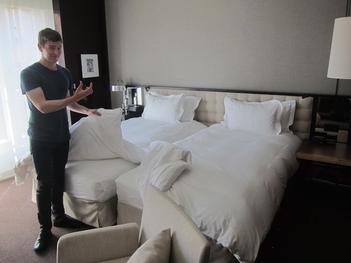 European Hotel Twin Beds, What Size Bed Does Two Twin Mattresses Make