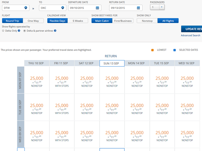 That's some impressive award availability. Is this really Delta?