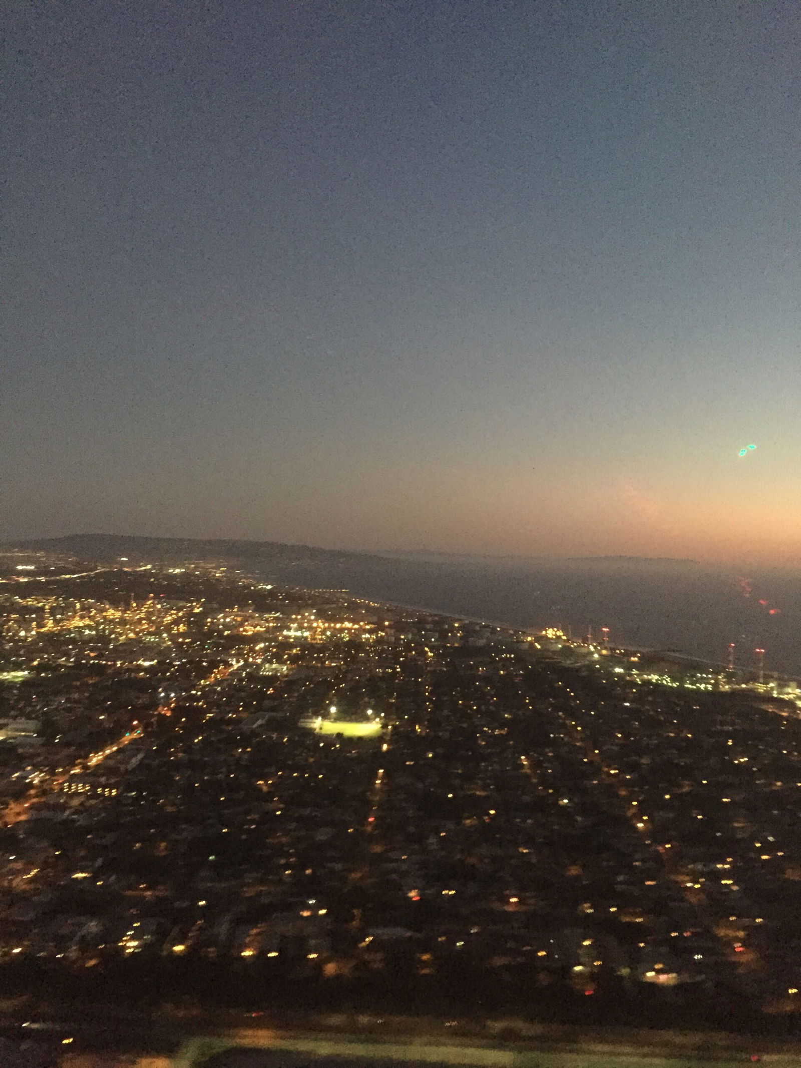 View at takeoff