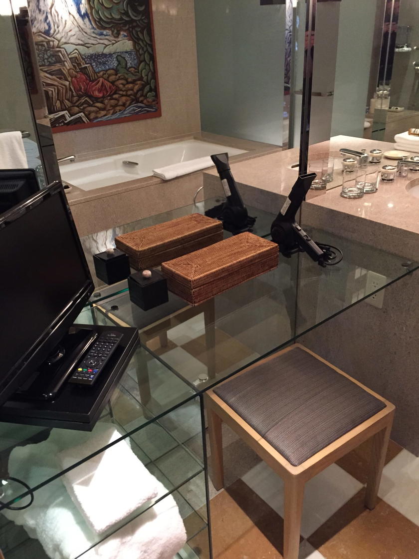 Park Hyatt Tokyo Park Twin makeup area
