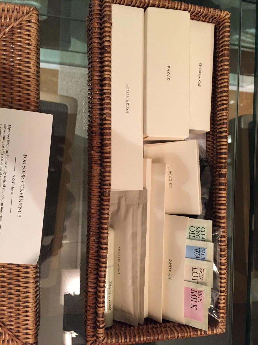 Park Hyatt Tokyo Park Twin bathroom amenities