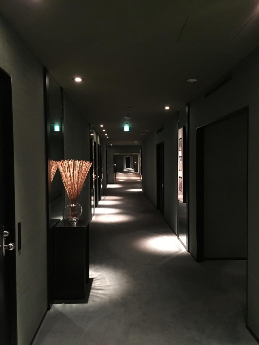 Park Hyatt Tokyo guestroom floor hallways