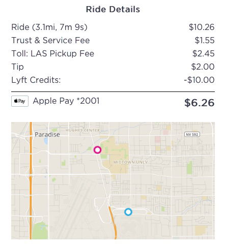 Lyft_LAS - Cost