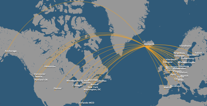 Icelandair-route-map