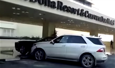 Insane Video: Car Crashes Into Parked Rolls-Royce At Sheraton Doha