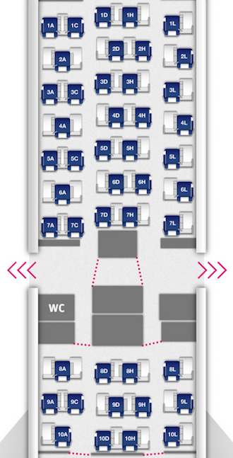 Finnair-A340-Business-Class-Seatmap