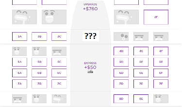An Exit Row Seat On Virgin America Costs How Much???