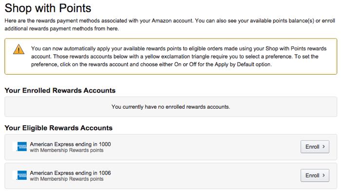 Reader Tip Turn Off Amazon Shop With Points One Mile at a Time