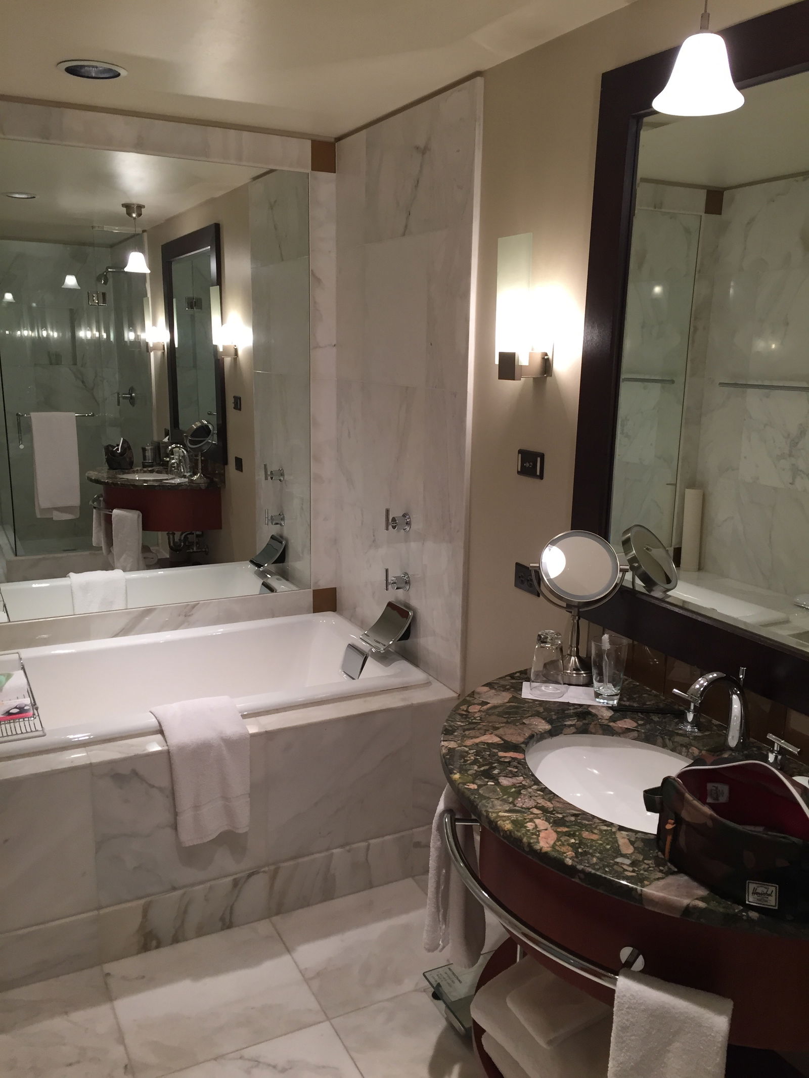 Luxurious bathrooms at the Grand Hyatt Seattle