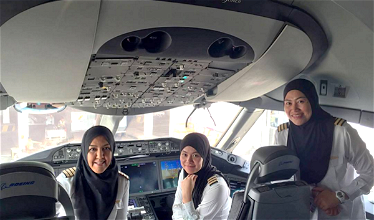 All Female Crew Lands In Country Where They Aren’t Legally Allowed To Drive
