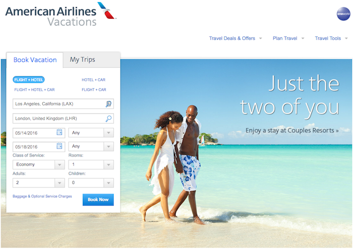 aa vacations travel agent login