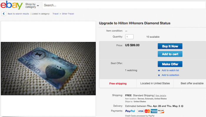 Hilton-Diamond-Status-Ebay