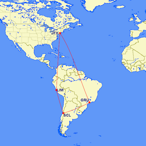 JFK-SCL-Routing