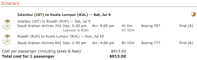 Saudia-First Class-Fare-2