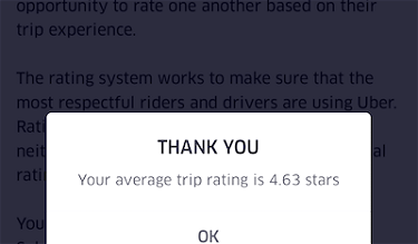 I’m Tempted To Start Micro-Managing My Uber Rating…