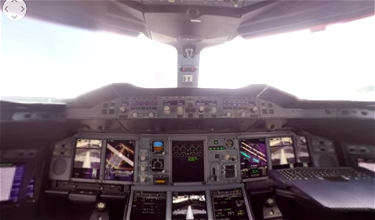 This Is Cool: 360 Degree Tour Of An Emirates A380 Cockpit