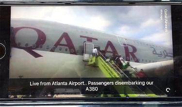 Qatar Airways’ Inaugural Flight To Atlanta Gets Gate-Blocked By Delta