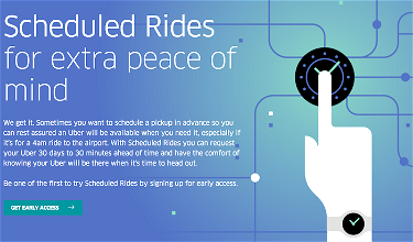 Following Lyft’s Lead, Uber Will Soon Let You Schedule Rides As Well