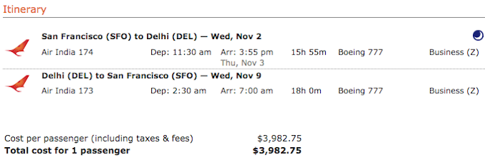 Air-India-Fare