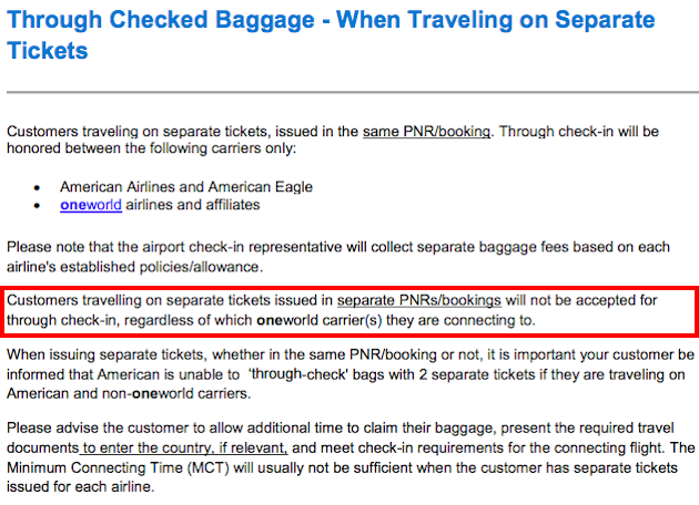 American-Baggage-Policy