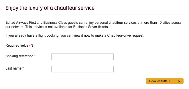 Etihad-Chauffeur