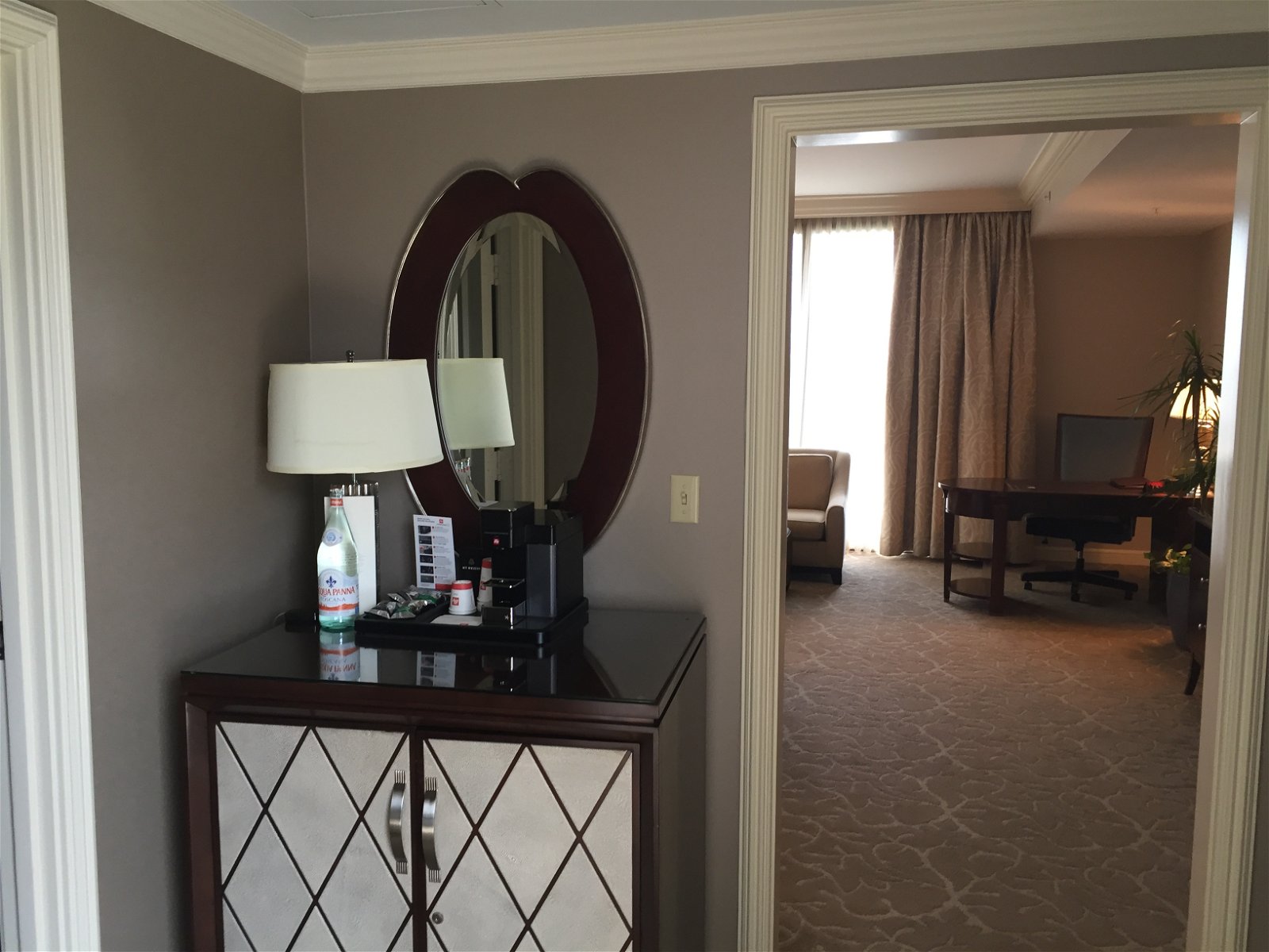 St. Regis Houston Grand Luxe Room minibar