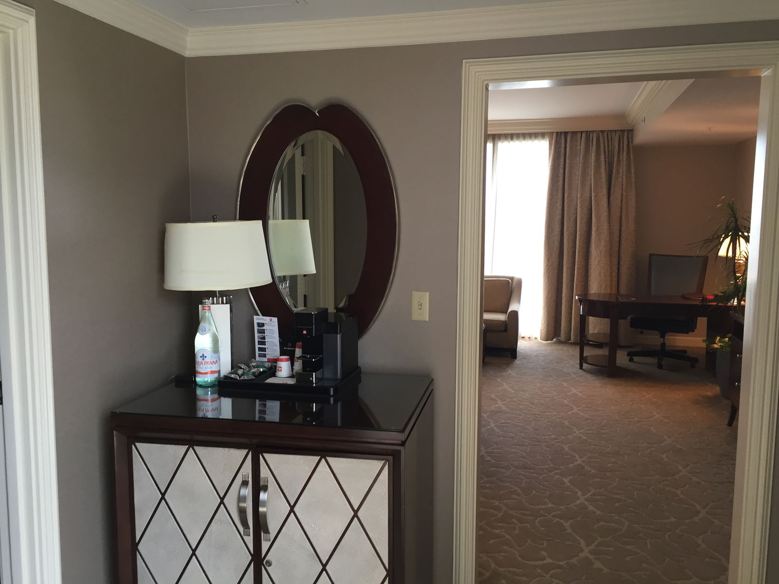 St. Regis Houston Grand Luxe Room minibar