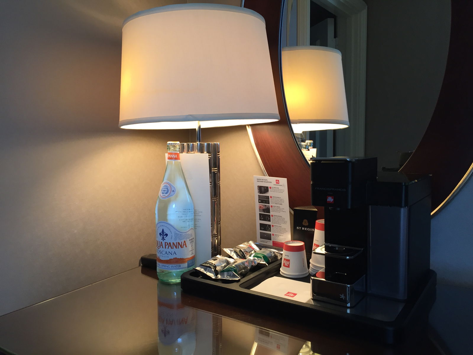 St. Regis Houston Grand Luxe Room minibar