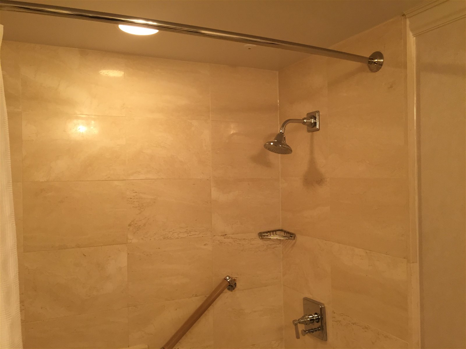 St. Regis Houston Grand Luxe Room shower