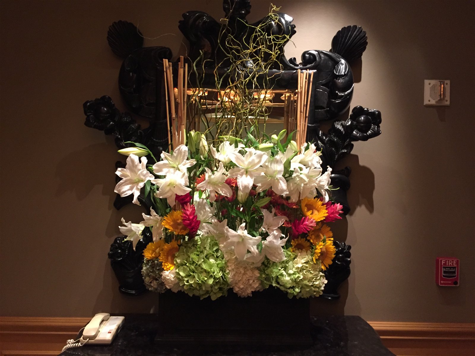 St. Regis Houston floral arrangement