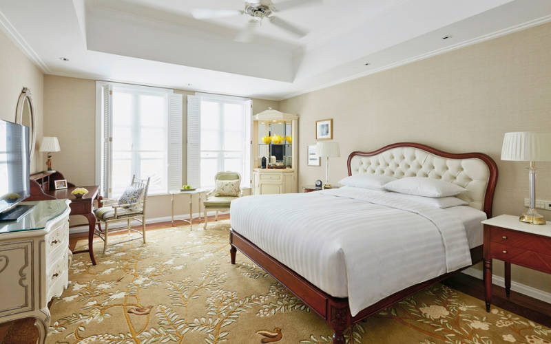 Newly renovated guestroom at the Park Hyatt Saigon