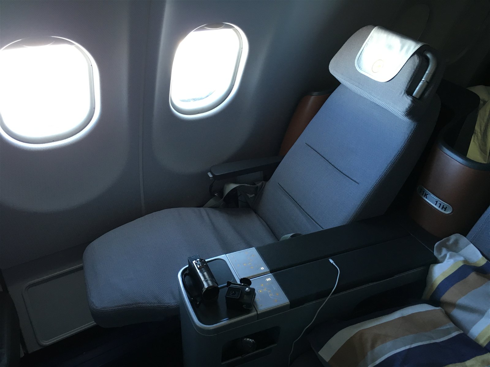 Lufthansa seat recline 