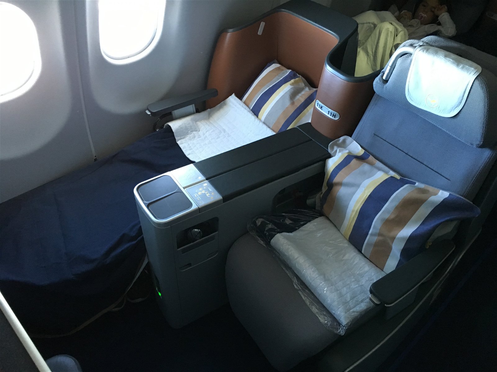 Lufthansa seat recline 2