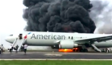 Video Of Today’s Scary American Airlines 767 Evacuation
