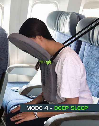 Airplane head outlet pillow