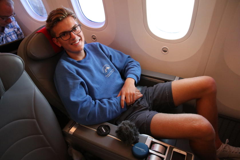 Take note of my leg rest.