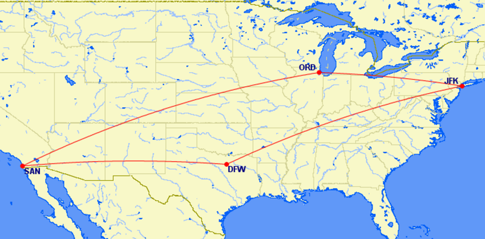 Flight Route Map Maker How To Make Flight Maps - One Mile At A Time