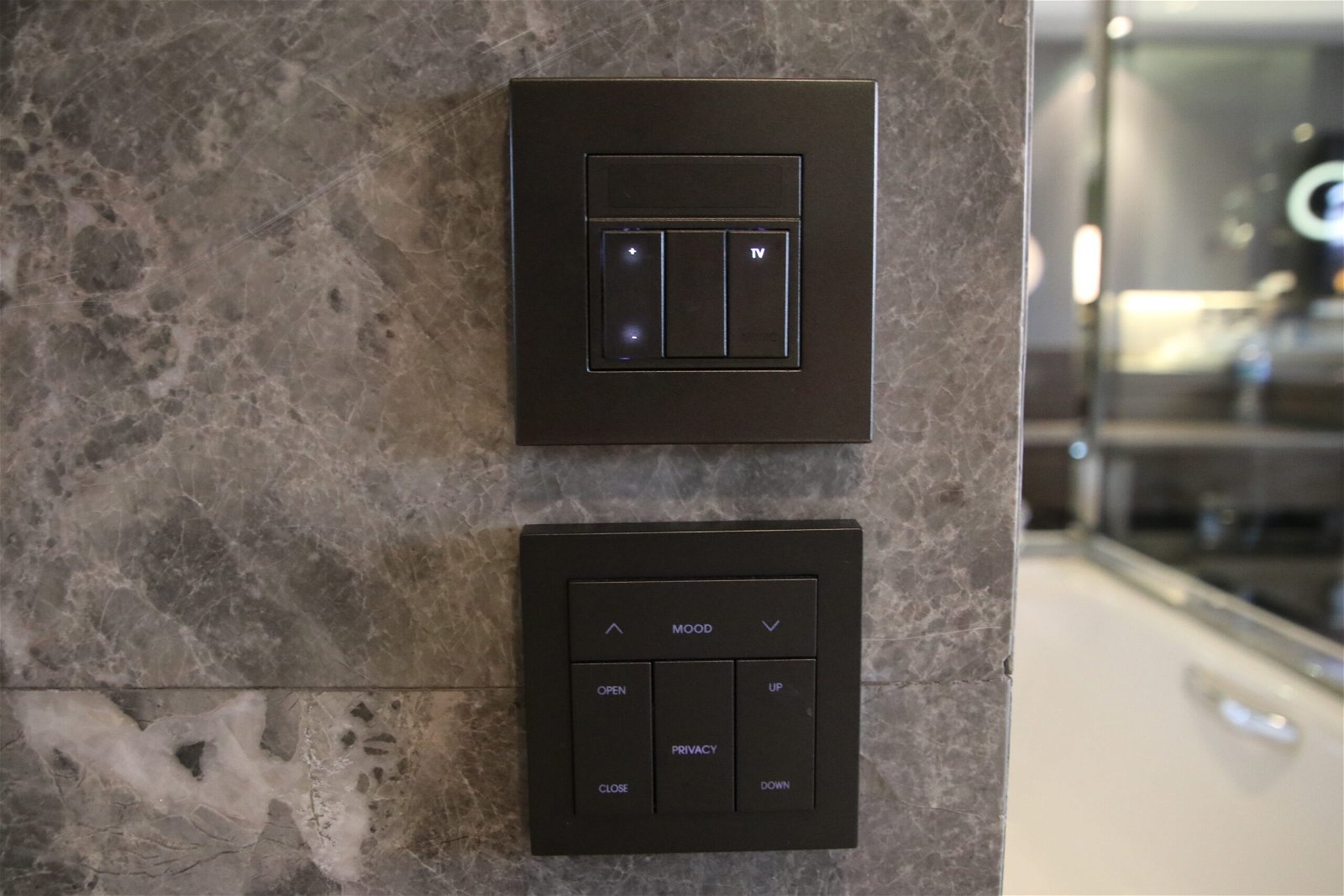 Music controls in the bathroom?!