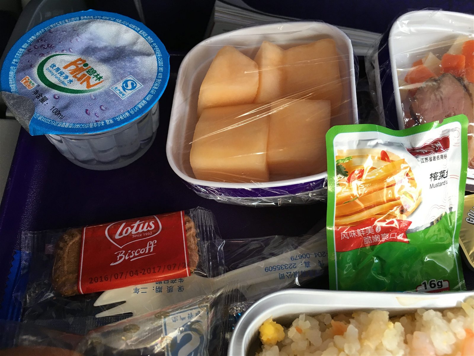 Shanghai Airlines meal 3