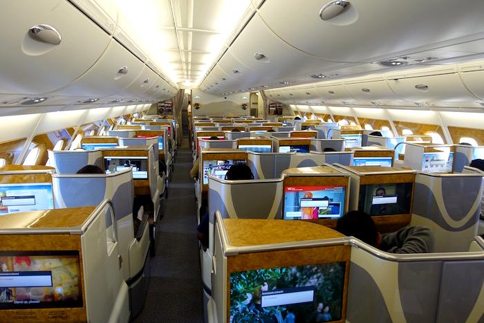Best Emirates A380 Business Class Seat
