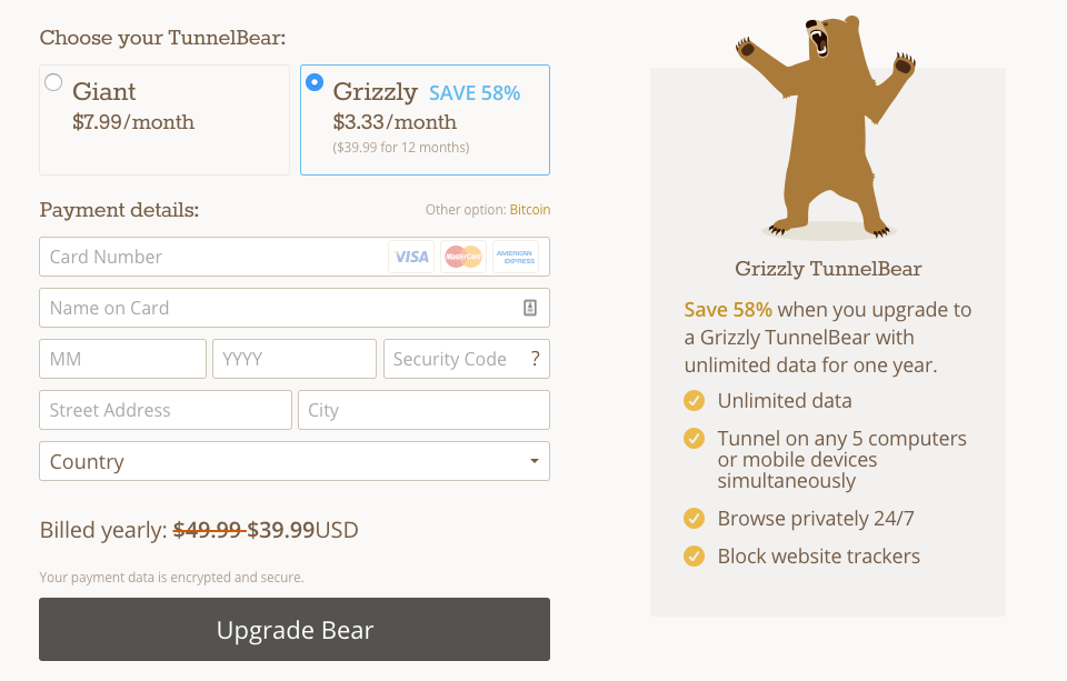 bear tunnel vpn free