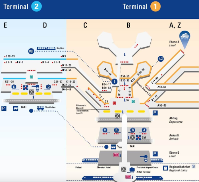 Frankfurt-Airport-Map