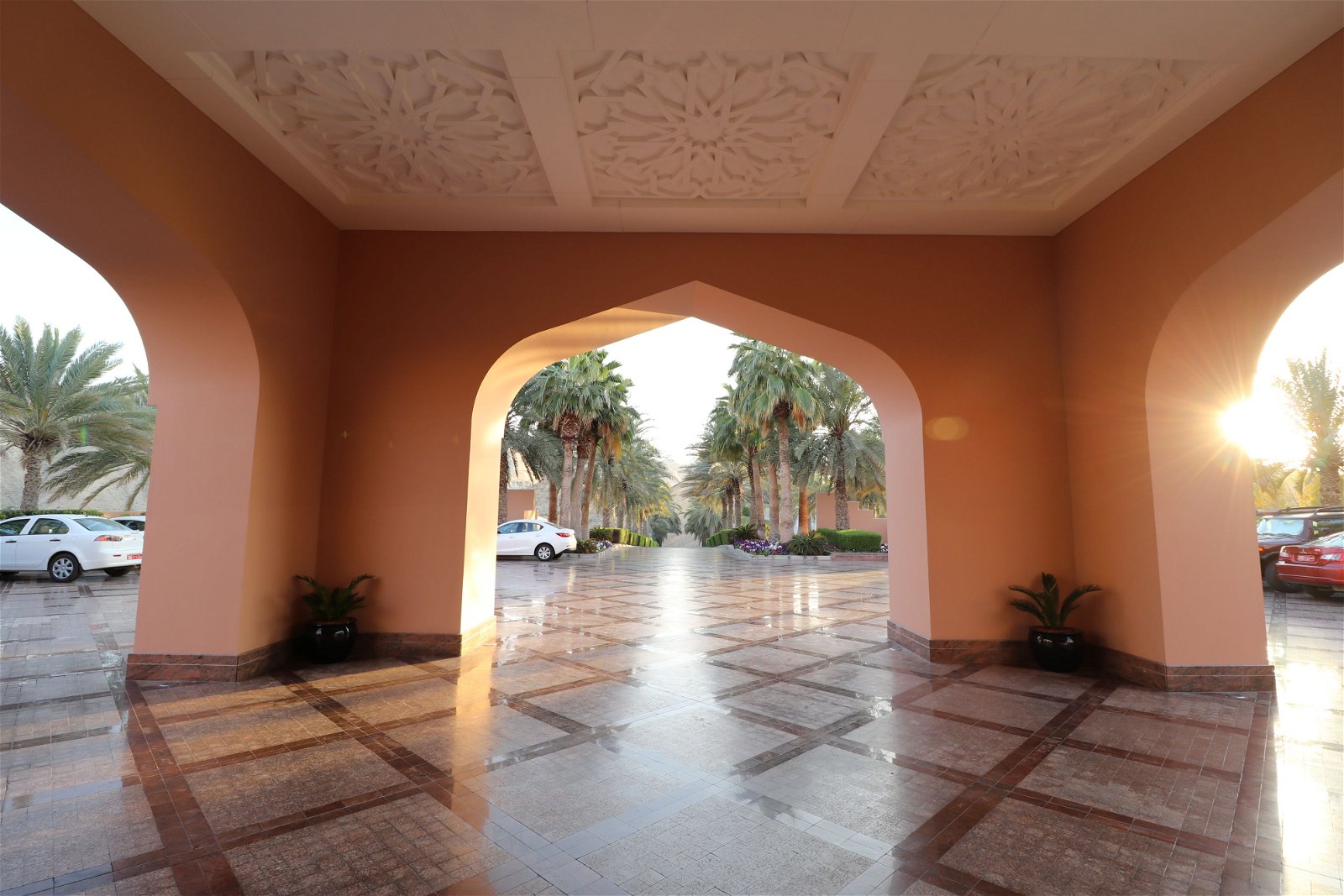 Shangri-La Barr Al Jissah Resort Al Husn entrance 