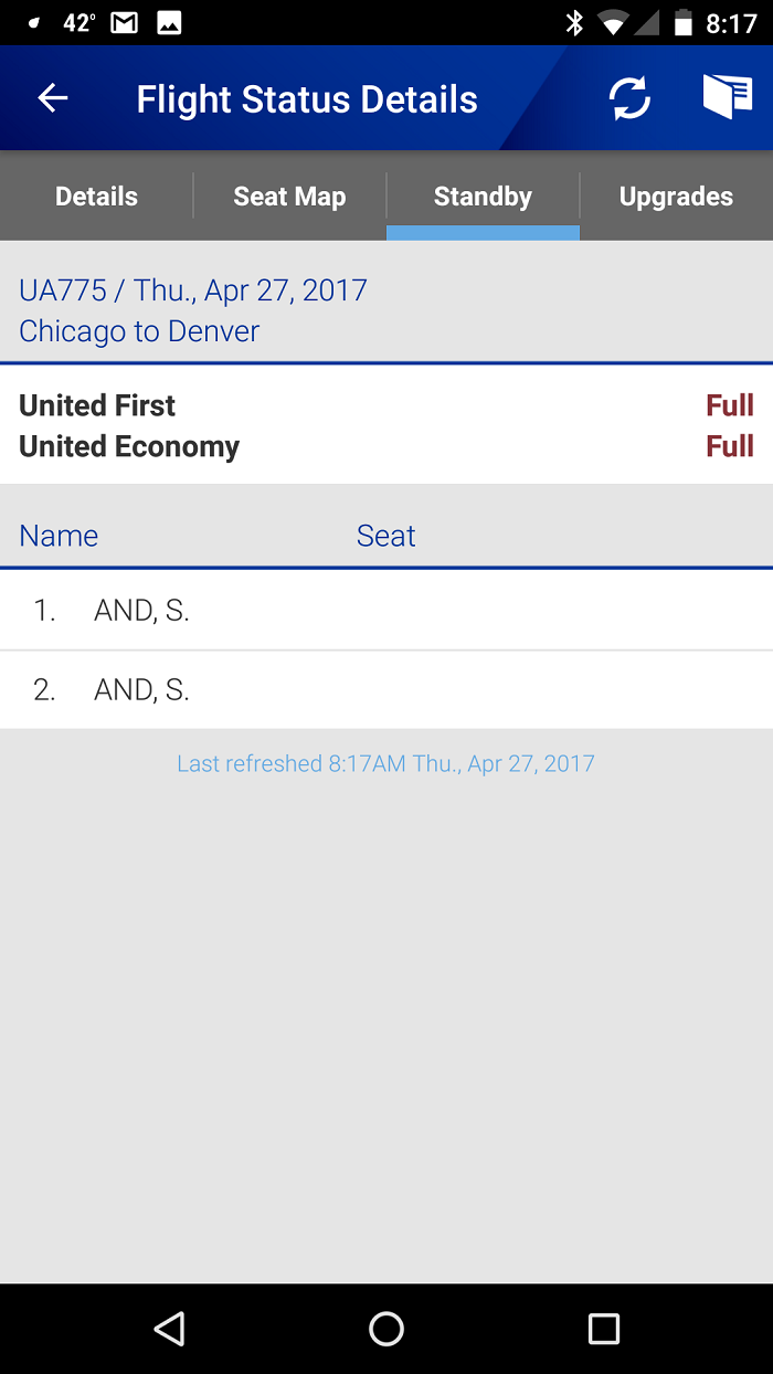 can view your boarding tickets on the united airline app