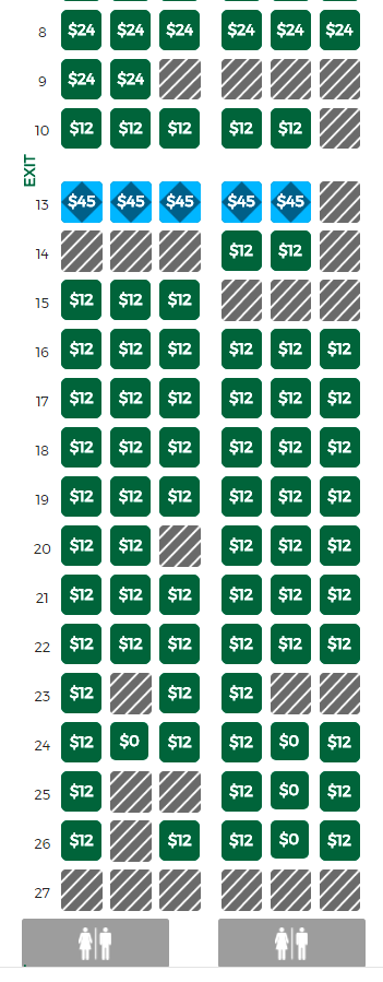 Frontier Airlines Seating Chart Airbus A321 | Review Home Decor