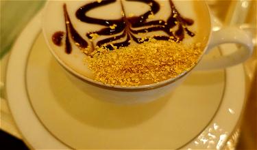 When In Rome: Having A Gold Cappuccino At The Emirates Palace In Abu Dhabi