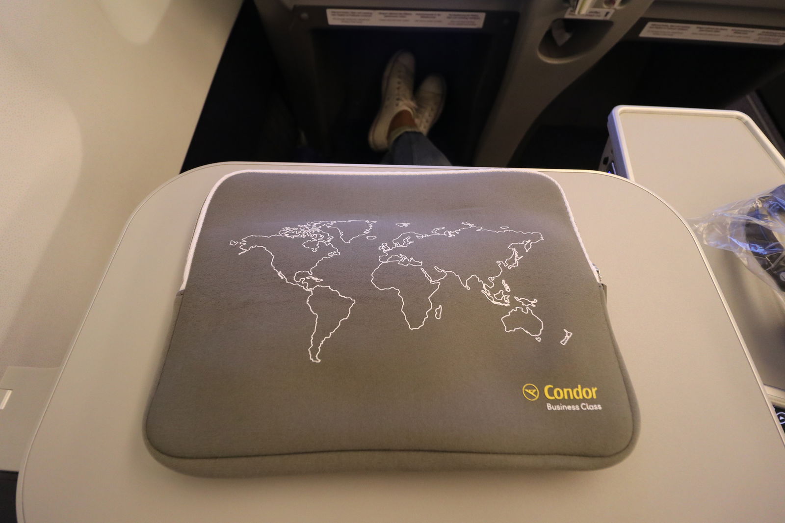 Condor Business Class amenity kit.