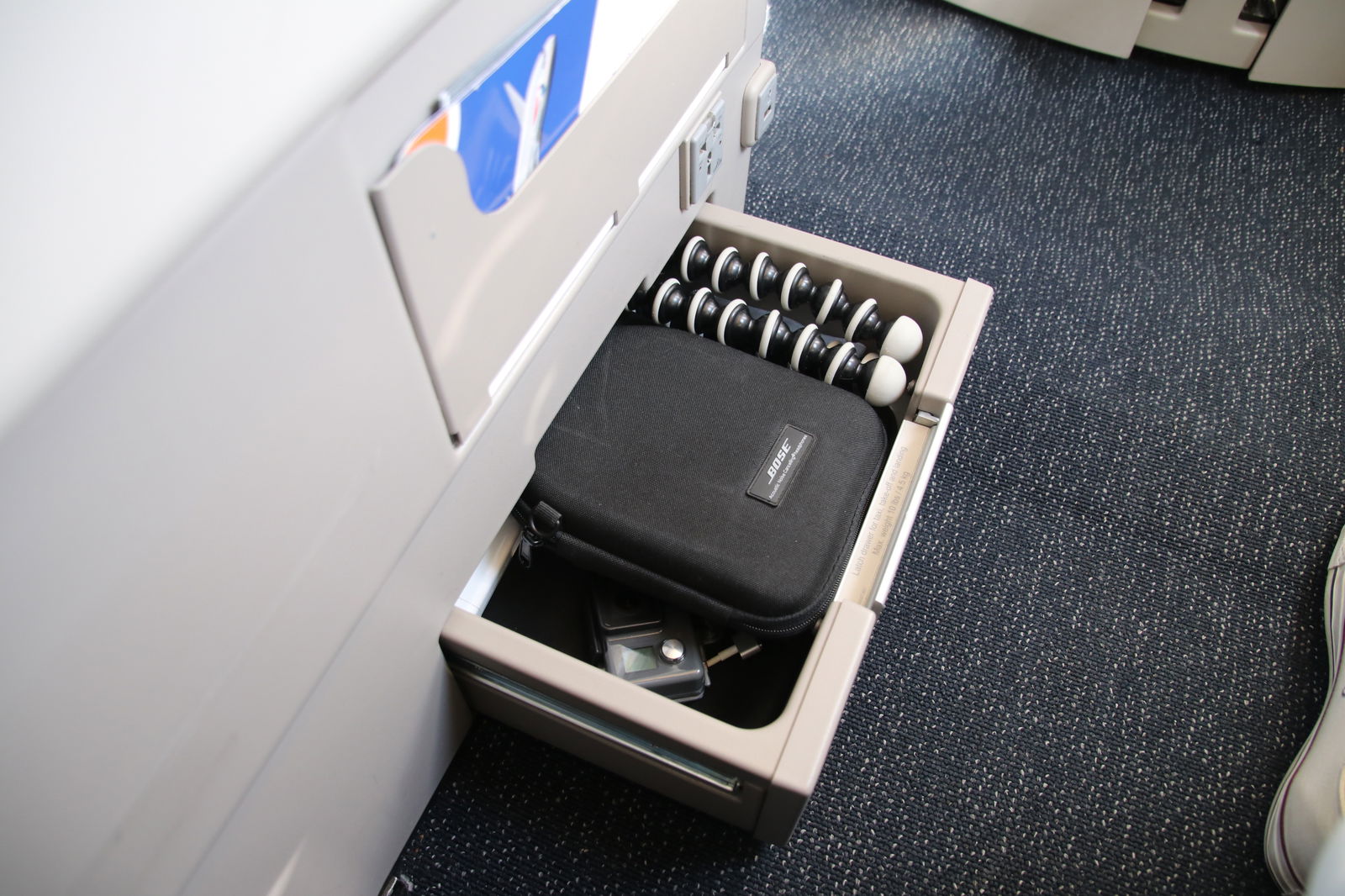 British Airways Club World Storage Drawer